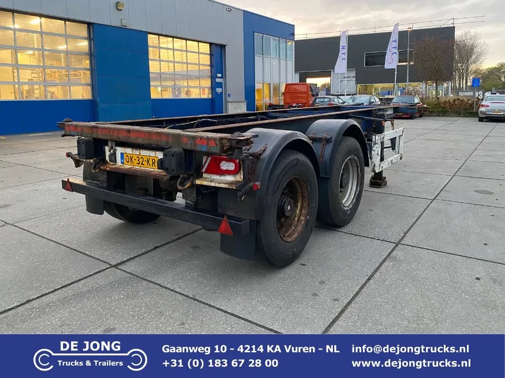 Krone 1998 - SZF18 / 20 FT Container Chassis / SAF afbeelding 1