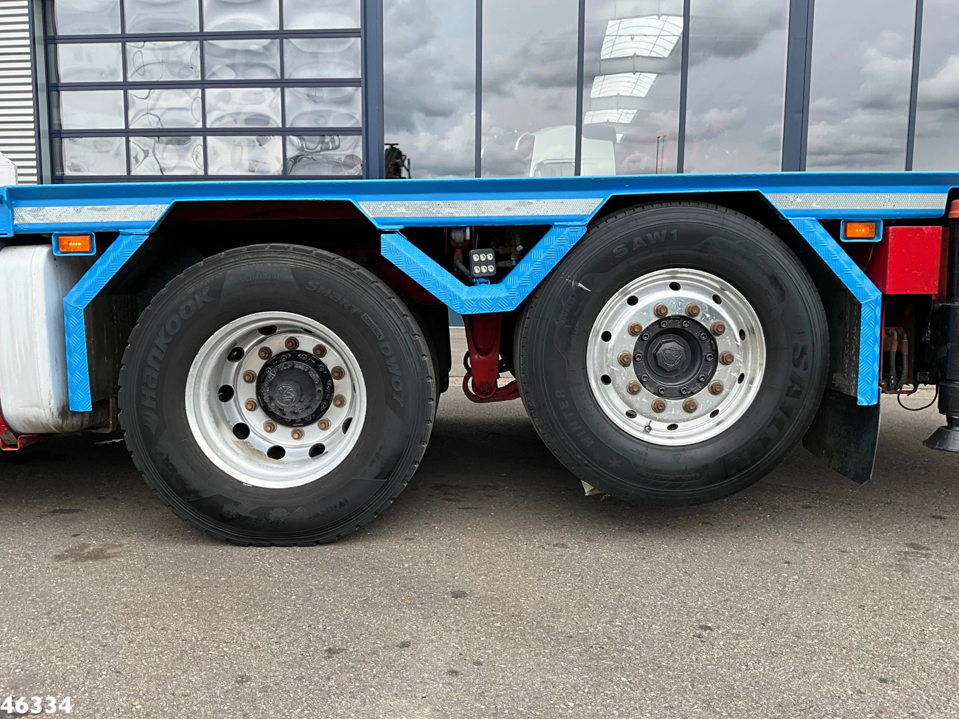 Scania R 2015 - 580 8x2 V8 Retarder Euro 6 HMF 50 Tonmeter laadkraan + Fly-Jib Bild 8