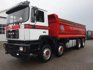MAN 35 1999 - 403 8X4 BACKSITE TIPPER te koop