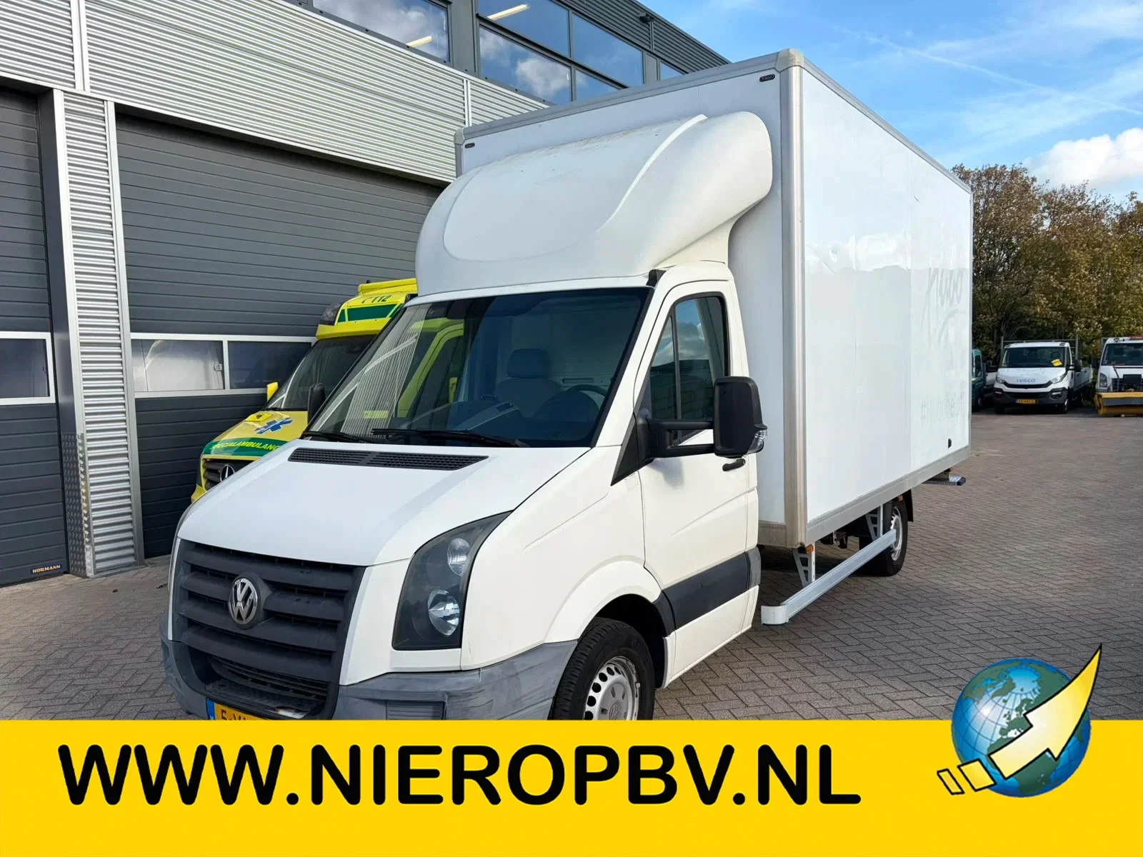 Volkswagen Crafter 2011 - 2.5TDI Bakwagen Airco Cruisecontrol 4,60 Lang 2,40 Hoog 2,20 Breed afbeelding 1