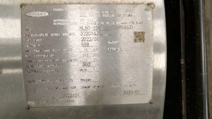 Iveco - Fuel System LNG tank HLNG 158 598L Iveco image 3