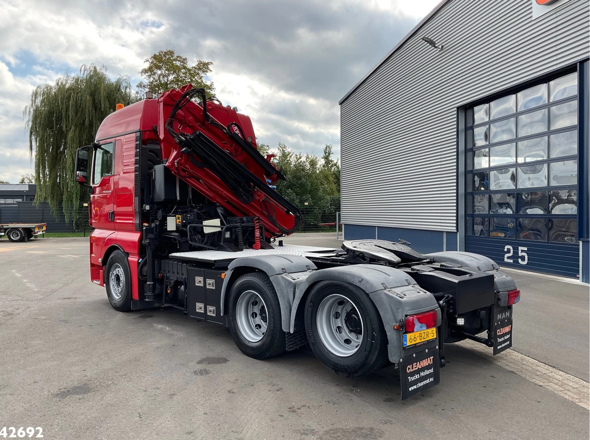 MAN TGX 2014 - 28.440 Euro 6 Fassi 23 Tonmeter laadkraan + Fly-Jib afbeelding 4