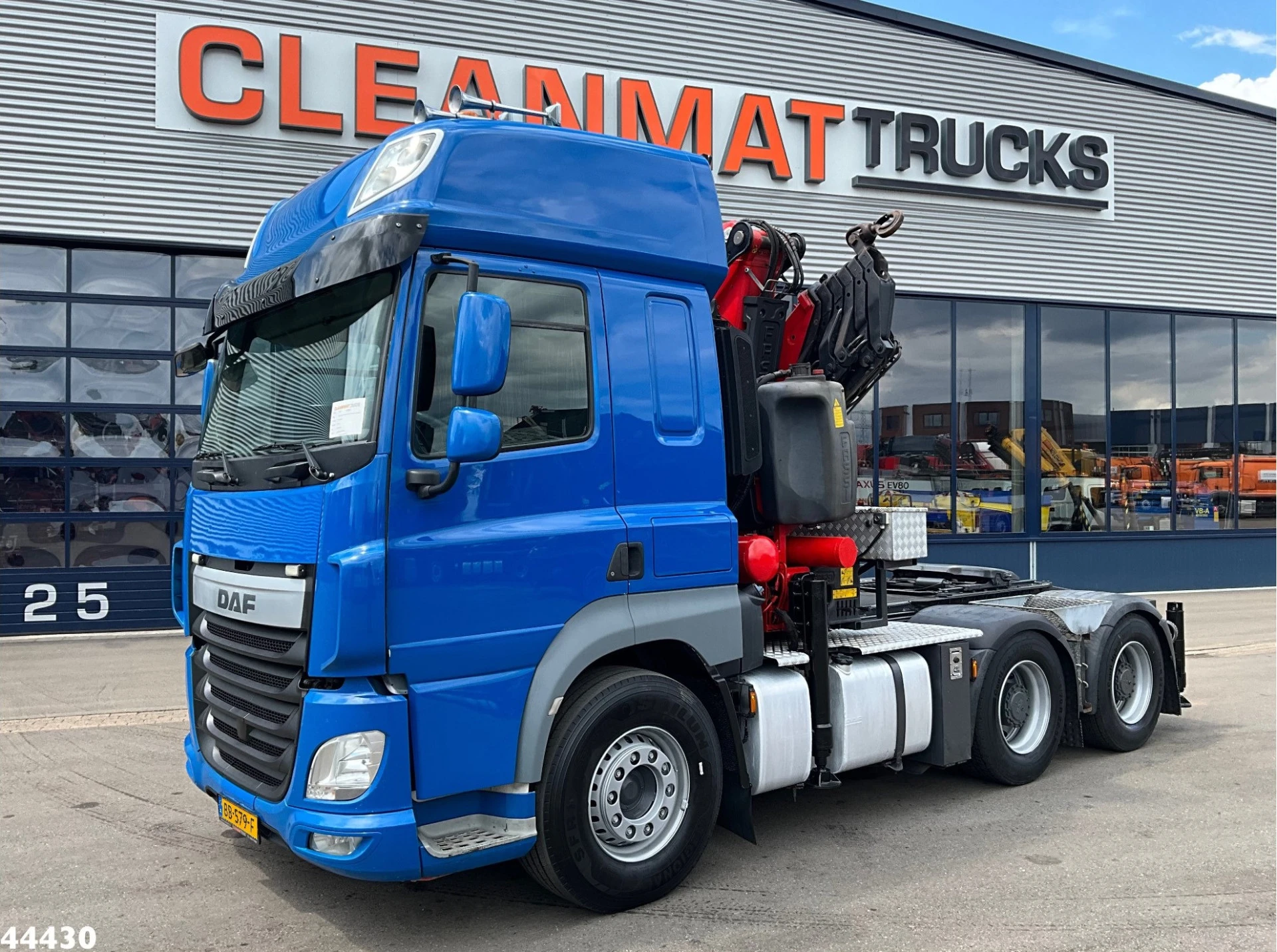 DAF FAT 85.510 6x4 Euro 6 Retarder Fassi 36 Tonmeter laadkraan 2015 afbeelding 2