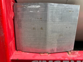 CIMC N/A 2007 - 20FT ISO / 25.060L / 1-COMP / 3 BAFFLES / UN PORTABLE T11 / 22K2 / 5Y test: 11-2028 image 14