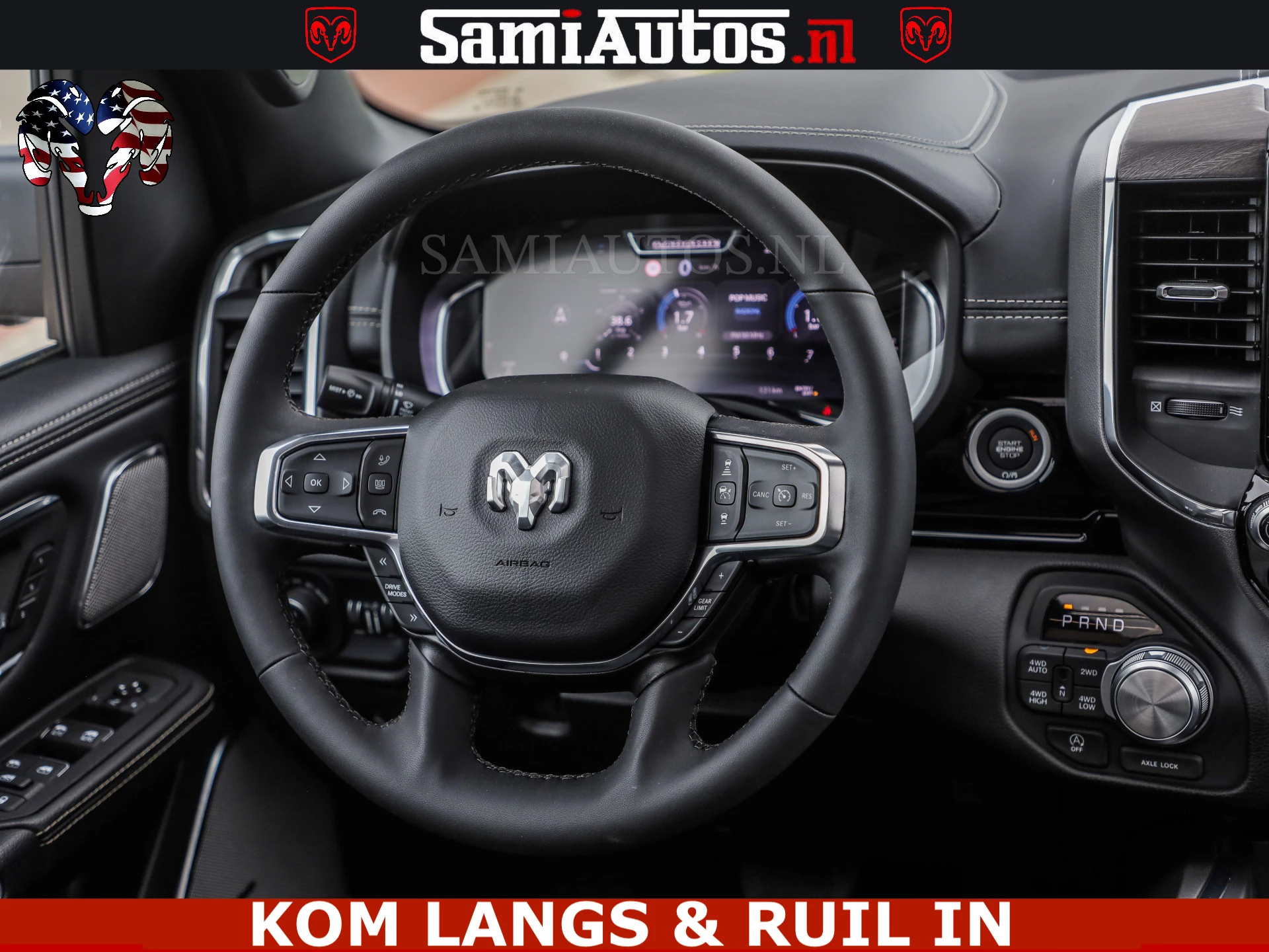 Dodge Ram Pick-Up 2024 - HUD | 420PK | LUCHTVERING | PANO | PASSAGIERSSCHERM | BOM EN BOM VOL | imagen 61