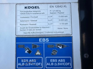 Kögel N/A 2019 - S24-1 DISC BRAKES 3X BPW AXLE afbeelding 14