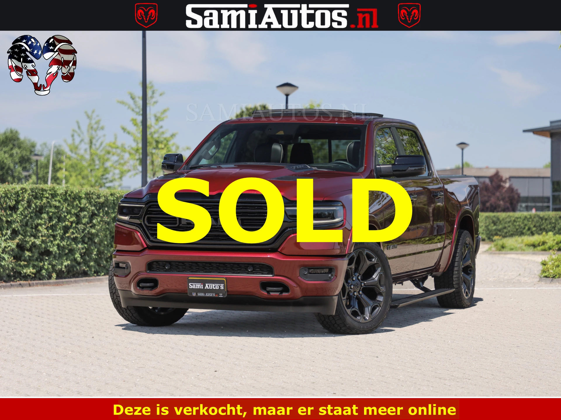 Dodge Ram Pick-Up 2024 - DELMONICO | LIMITED NIGHT 5.7 V8 | BOM VOL | HUD | LUCHTVERING | MEEST LUXE DUBBELE CABINE | 5 PERSOONS | obrázek 26