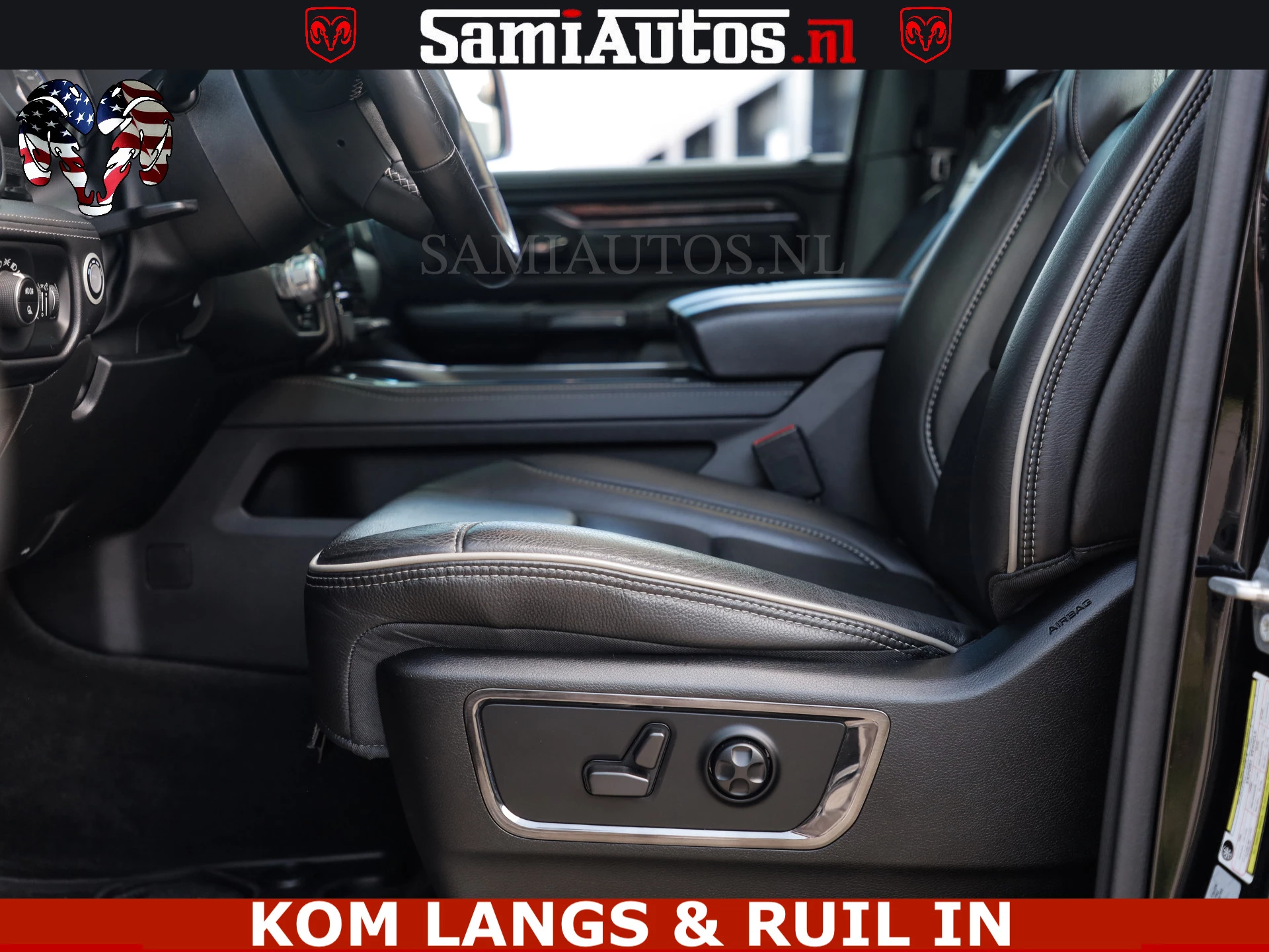 Dodge Ram Pick-Up 2023 - COBRA HULK PACK | 5.7 V8 402 PK | LIMITED EDITION | HUD | LUCHTVERING | BOM VOL | zdjęcie 62