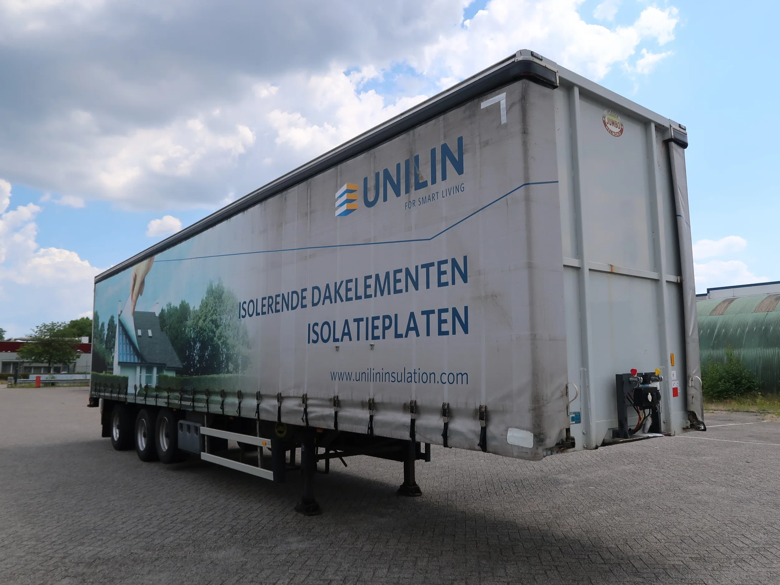Jumbo DO 270SE 2008 - O4, Lift & Lenkachse BPW, Staplerhalter, 2 Units, TUV, NL Trailer TOP! afbeelding 4
