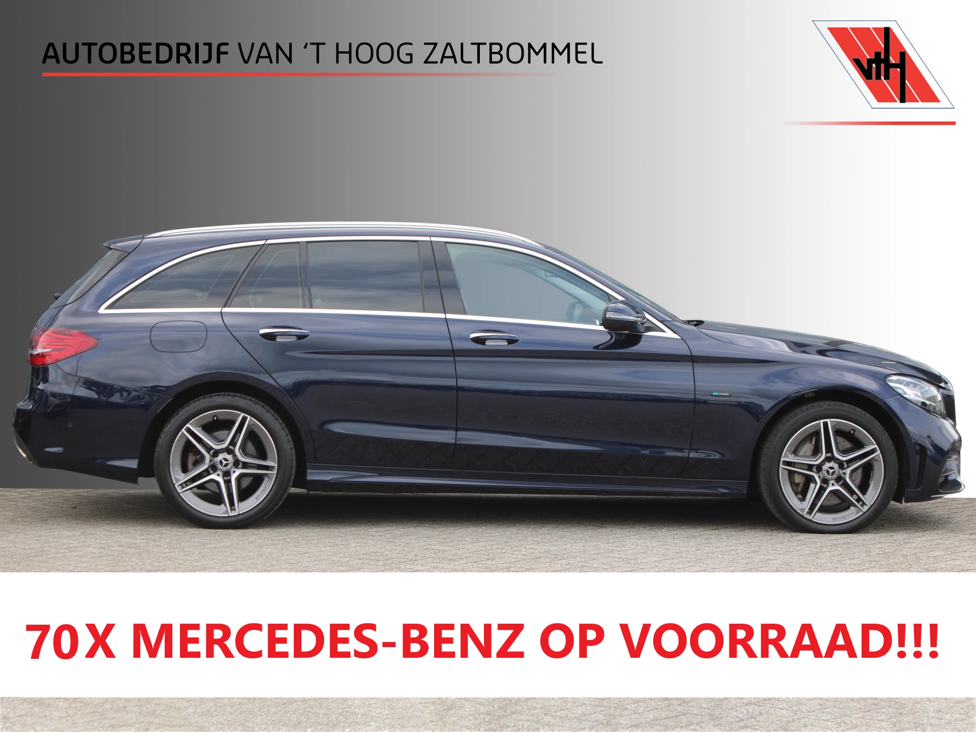 Mercedes-Benz C-Klasse 2020 - Estate 300e AUT9 AMG Line KEY-LESS GO COMAND CARPLAY afbeelding 1