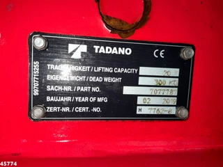 TADANO ATF 60G-3 6x6x6 All-terrain / Mobiele kraan + Fly-Jib, 60 Ton 2019 - N/A изображение 45