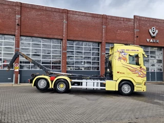 Scania R 2018 - R500 NGS 6x2*4 - HIAB Hooklift 21T - Retarder - Steering axle - Full air - Leather - Led image 33