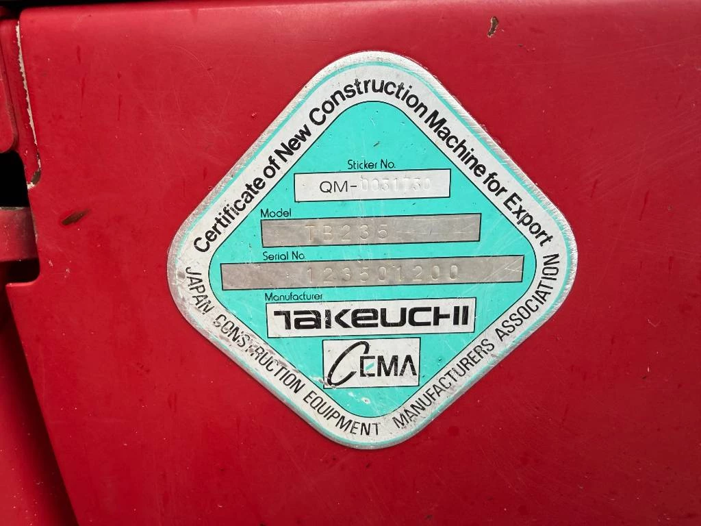 Takeuchi 2010 - TB235 afbeelding 19