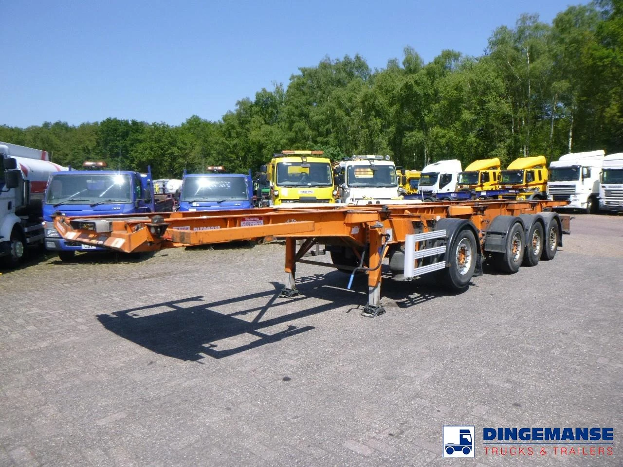 Dennison 4-axle container combi trailer (3 + 1 axles) 20-30-40-45 ft 2006 imagen 1