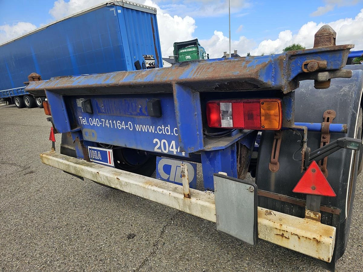 MKF METALLBAU CS 20 -20 FOOT- CONTAINER CHASSIS -HEAVY DUTY- BPW DRUM -STEEL SUSPENSION- GOOD QUALITY. 2007 zdjęcie 15