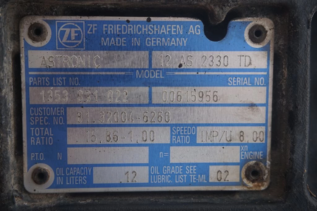 ZF 2010 - 12AS2330DD TGX immagine 5