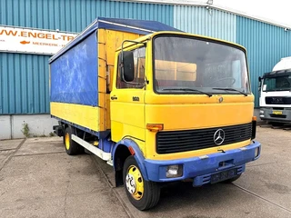 Mercedes-Benz LP 813 1980 - D WITH TENT BOX (MANUAL GEARBOX / FULL STEEL SUSPENSION / LOADING PLATFORM / ALUMINIUM SIDE BORDS) afbeelding 2 miniatuur