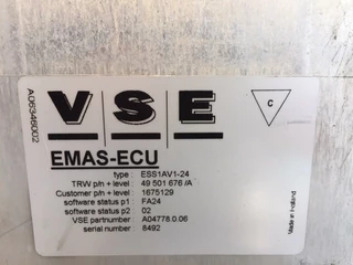 DAF N/A - 1675129 E-MAS ECU CF75/CF85/XF95/XF105 obrazek 2