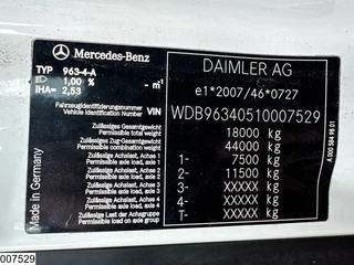Mercedes-Benz Actros 2016 - 1843 EURO 6, Retarder, Lohr, Combi afbeelding 8