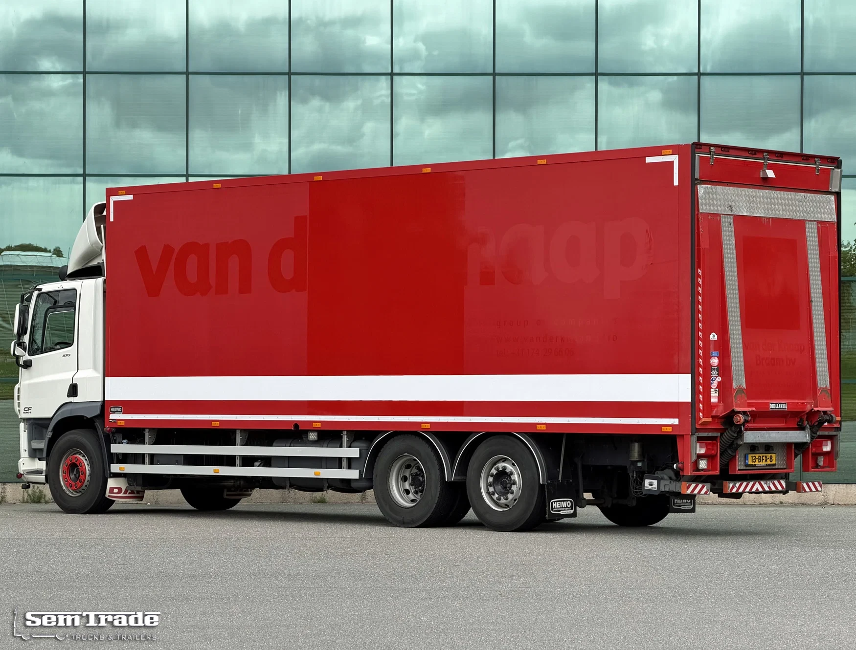 DAF CF 370 2015 - FAN HEIWO BAK DHOLLANDIA 3000 KG. ACHTERSLUITKLEP SMART TACHO 2 NL-TRUCK afbeelding 3