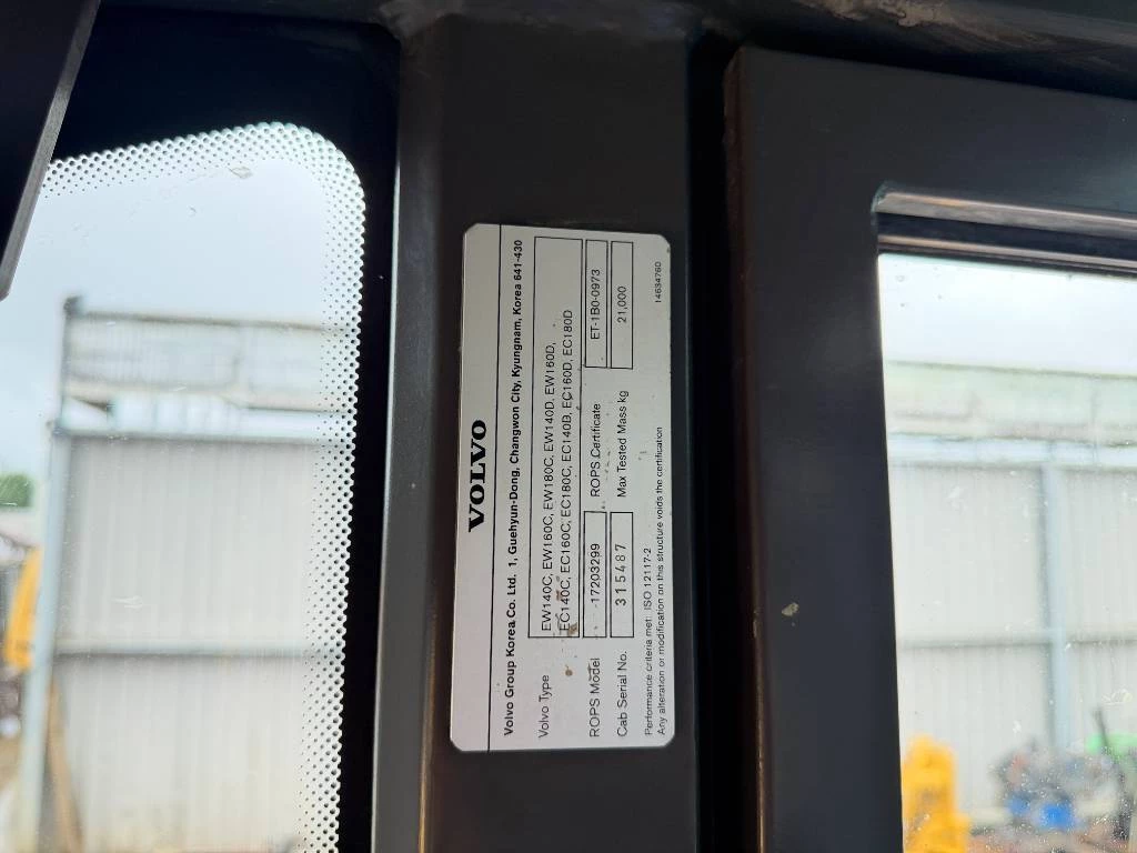 Volvo 2012 - EW160D afbeelding 39