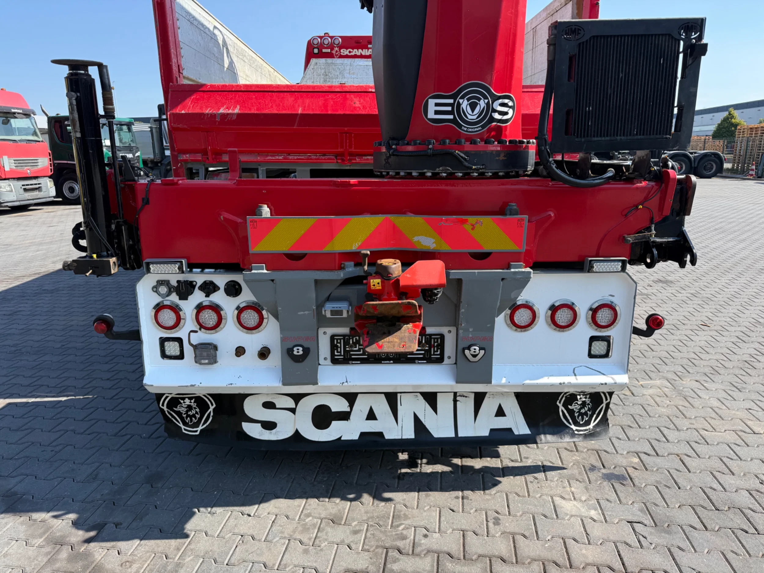 Scania R 2019 - R650 V8 B8x4NB / Euro 6 / HMF TF 324 / HMF 3220 K-RCS + Flyjib FJ600 K4 afbeelding 12