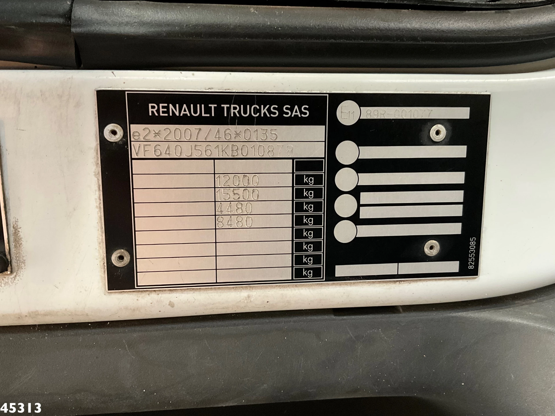 Renault D 220 Euro 6 Fassi 2,3 Tonmeter laadkraan Just 153.536 km! 2019 afbeelding 28