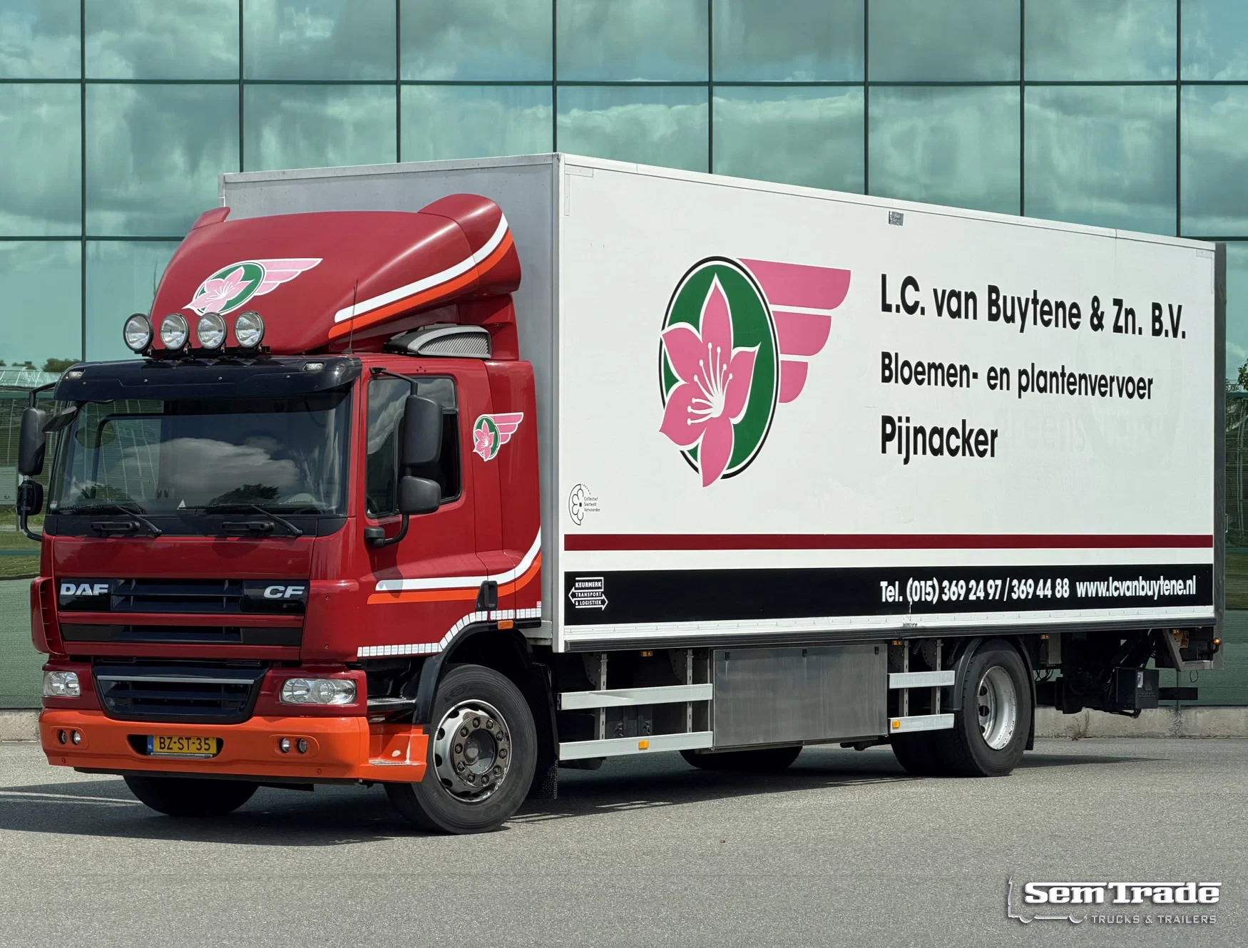 DAF CF 75.310 2012 - EURO 5 FT BURGERS BOX TAIL LIFT AIRCO SUPER CONDITION NL-TRUCK afbeelding 1