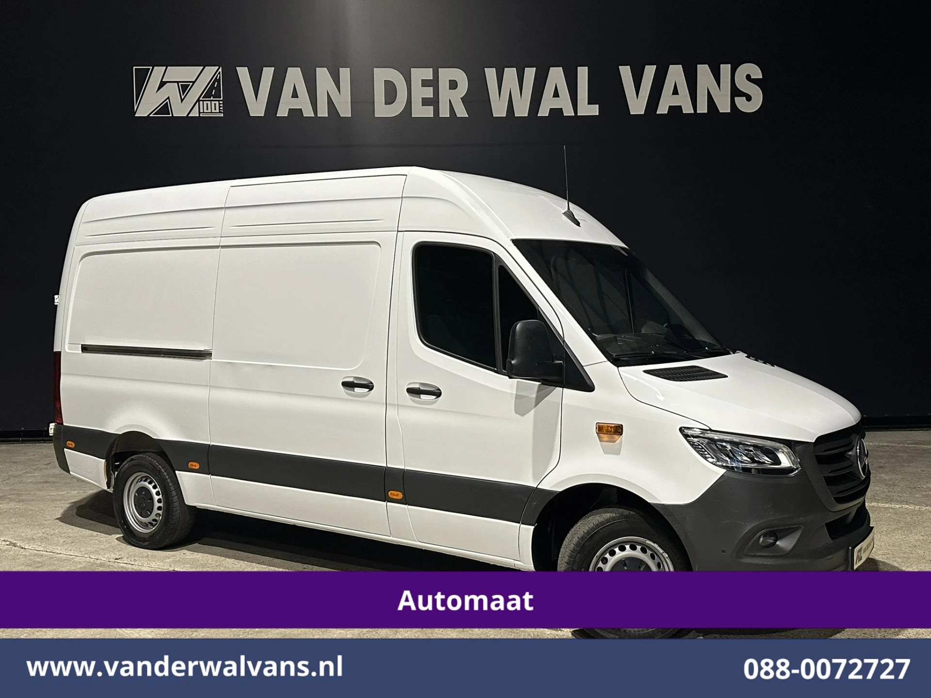 Mercedes-Benz Sprinter 2024 - 317 CDI 170pk 9G-Tronic Automaat L2H2 Euro6 Airco | Camera | Navigatie | LED | Cruisecontrol afbeelding 1