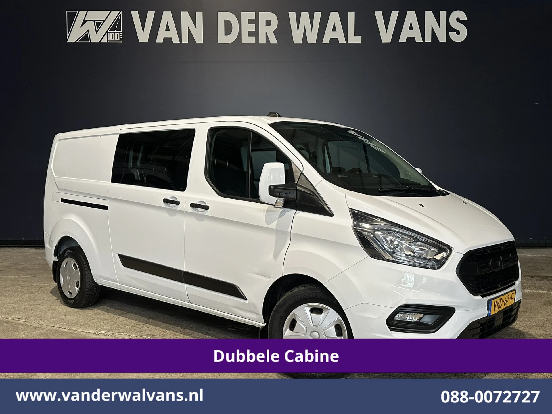 Ford Transit Custom 2021 - 2.0 TDCI 130pk Automaat L2H1 Euro6 Airco | 5-Zits | Camera | Navigatie | Cruisecontrol | Stoelverwarming afbeelding 1