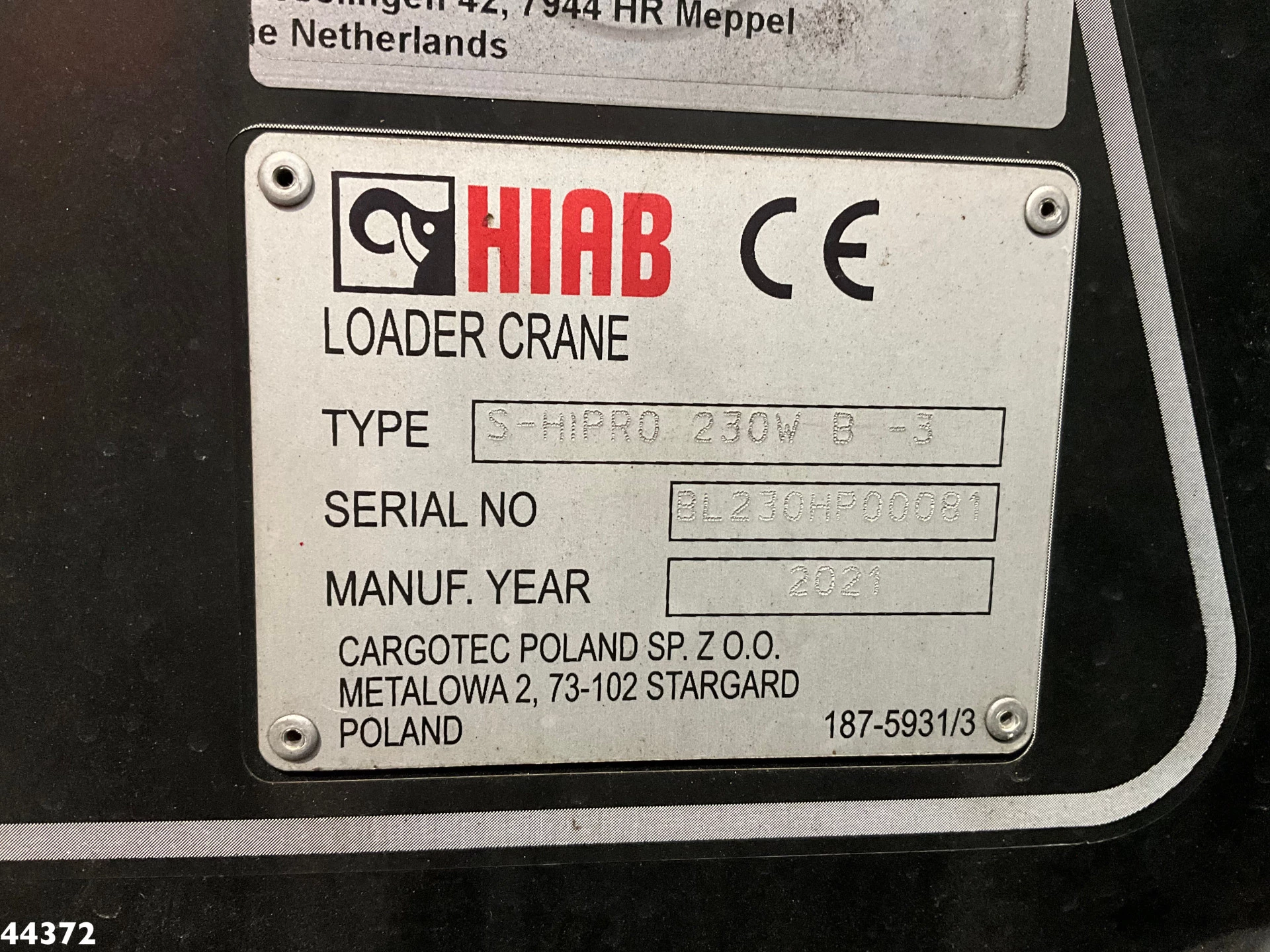 DAF FAN CF 340 Hiab 23 Tonmeter laadkraan 2021 Bild 22