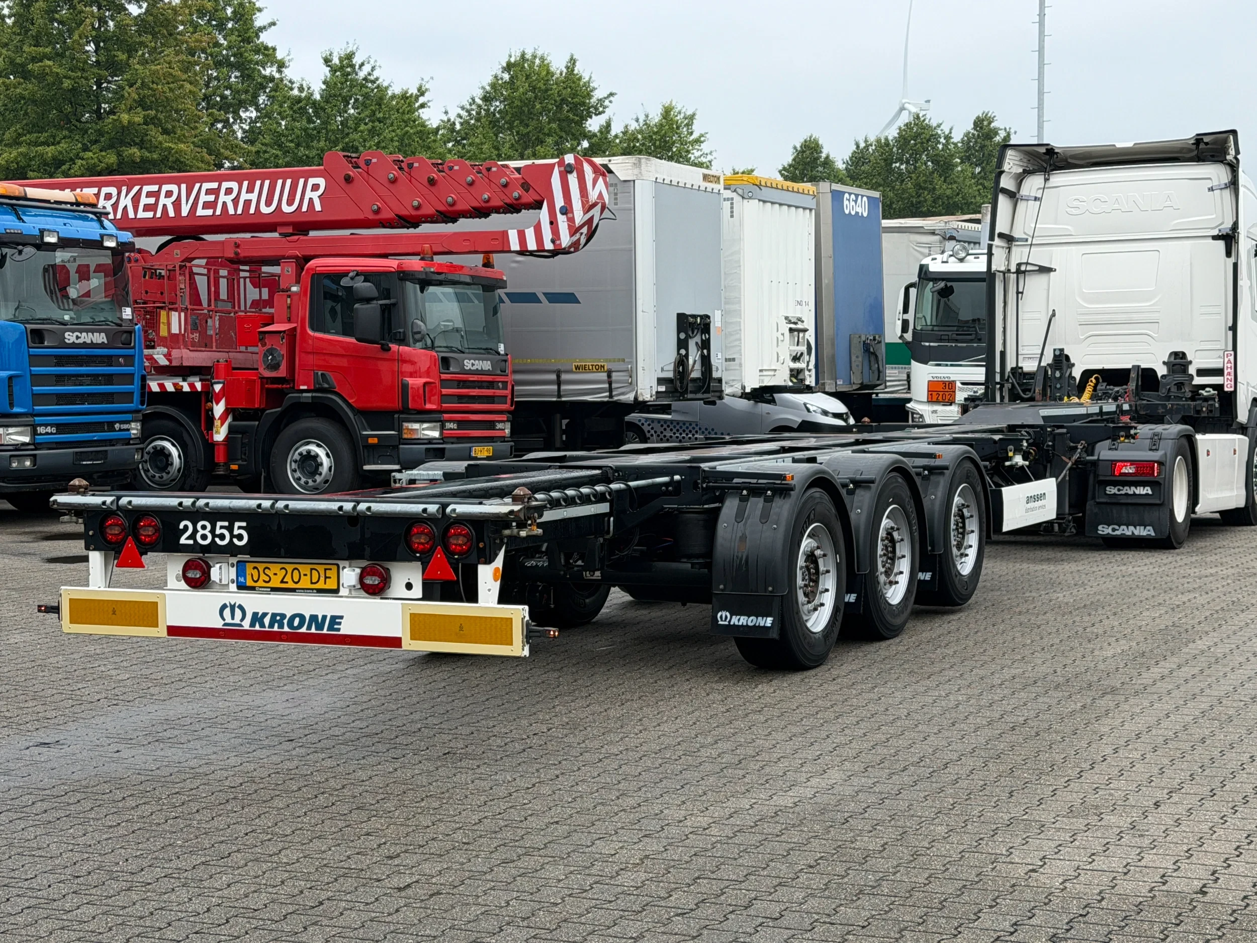 Krone 2019 - SD Multi Container Chassis / Lift-As *Only 4606 KM* 2x in Stock! afbeelding 1
