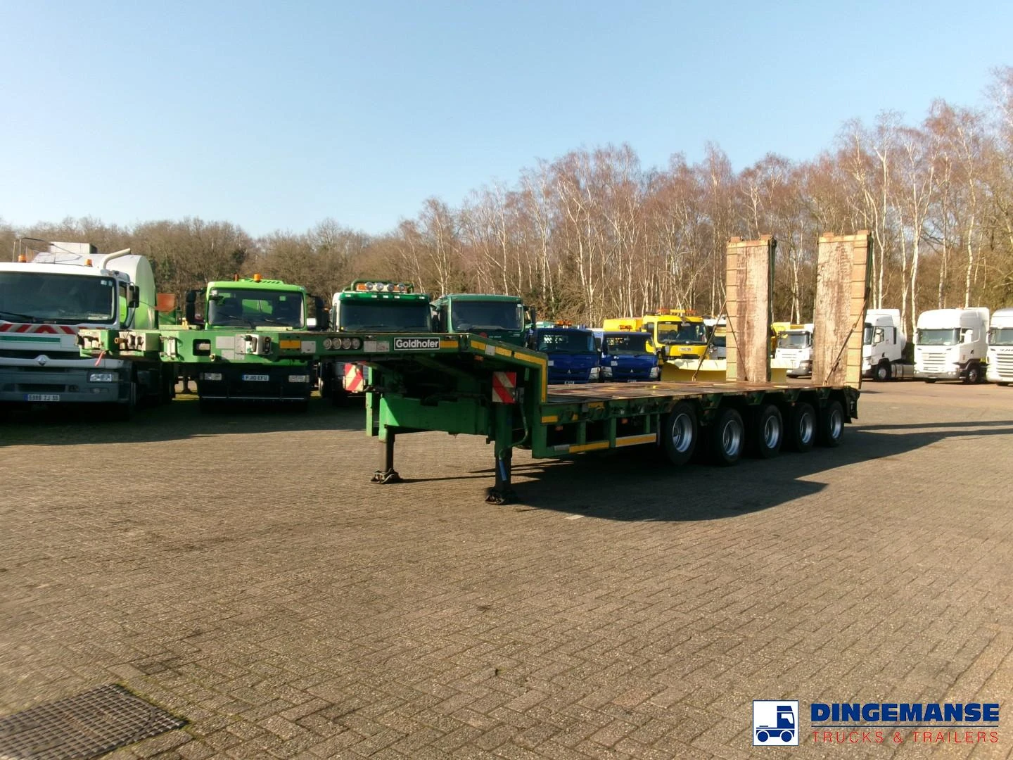 Goldhofer 5-axle semi-lowbed trailer 80 t ext. 2012 obrázek 1