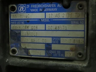 DAF - Gearbox & Clutch Parts Versnellingsbak 12AS2131TD DAF zdjęcie 3 miniatura