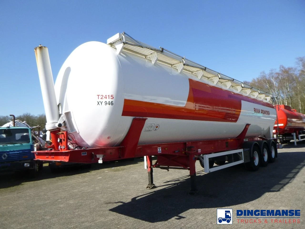 Feldbinder Powder tank alu 60 m3 (tipping) 2010 imagen 1