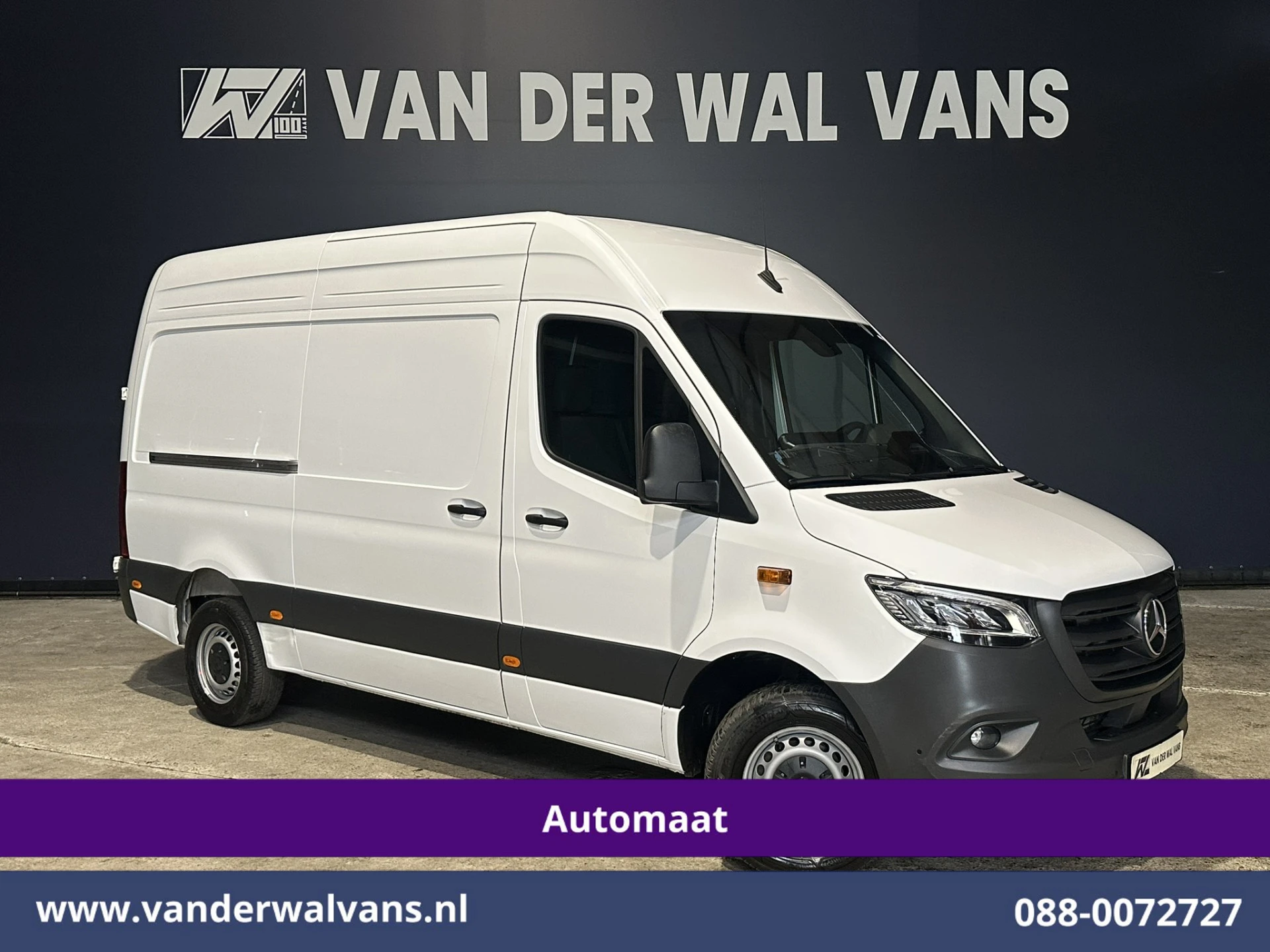Mercedes-Benz Sprinter 2024 - 317 CDI 170pk 9G-Tronic Automaat L2H2 Euro6 Airco | Camera | Navigatie | LED | Cruisecontrol afbeelding 1