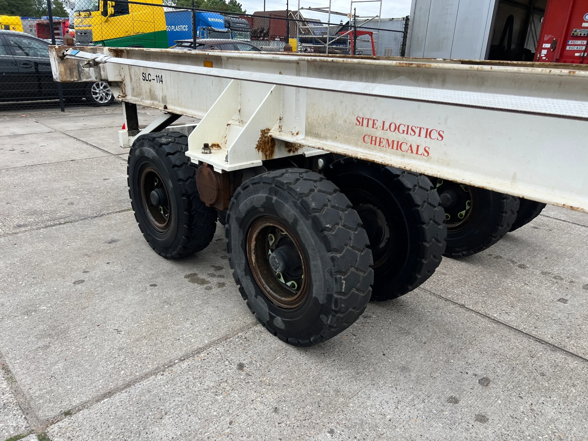Buiscar - HD / 20 FT - 40 FT - 45 FT / Skeletal / Port Trailer afbeelding 8