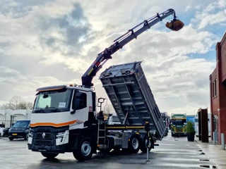 Renault C 2022 - 440 - 6x2*4 - HIAB X Pro 232 Crane - Meiler 3 seite kipper/Tipper - Retarder - Steering axle obrazek 29