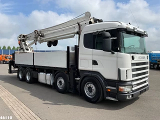 Scania R 1998 - 144 8x4 Retarder MKG 55 Tonmeter Dachdecker Kran image 7