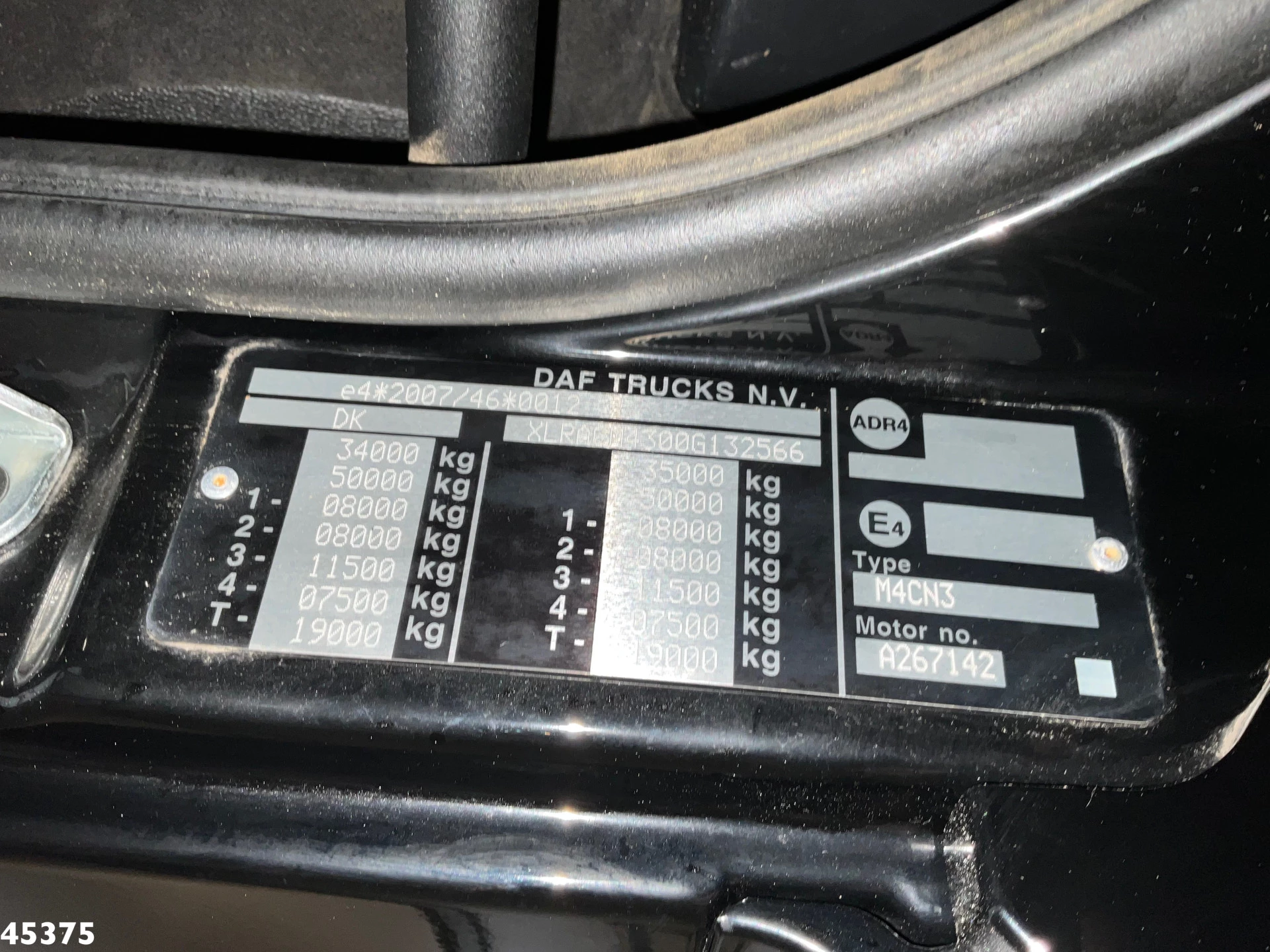 DAF FAX CF 480 Euro 6 HMF 21 Tonmeter laadkraan 2018 afbeelding 12