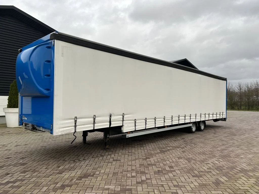 Bunk 2013 - Be oplegger auto transporter gesloten 8 ton schuifzeilen afbeelding 1