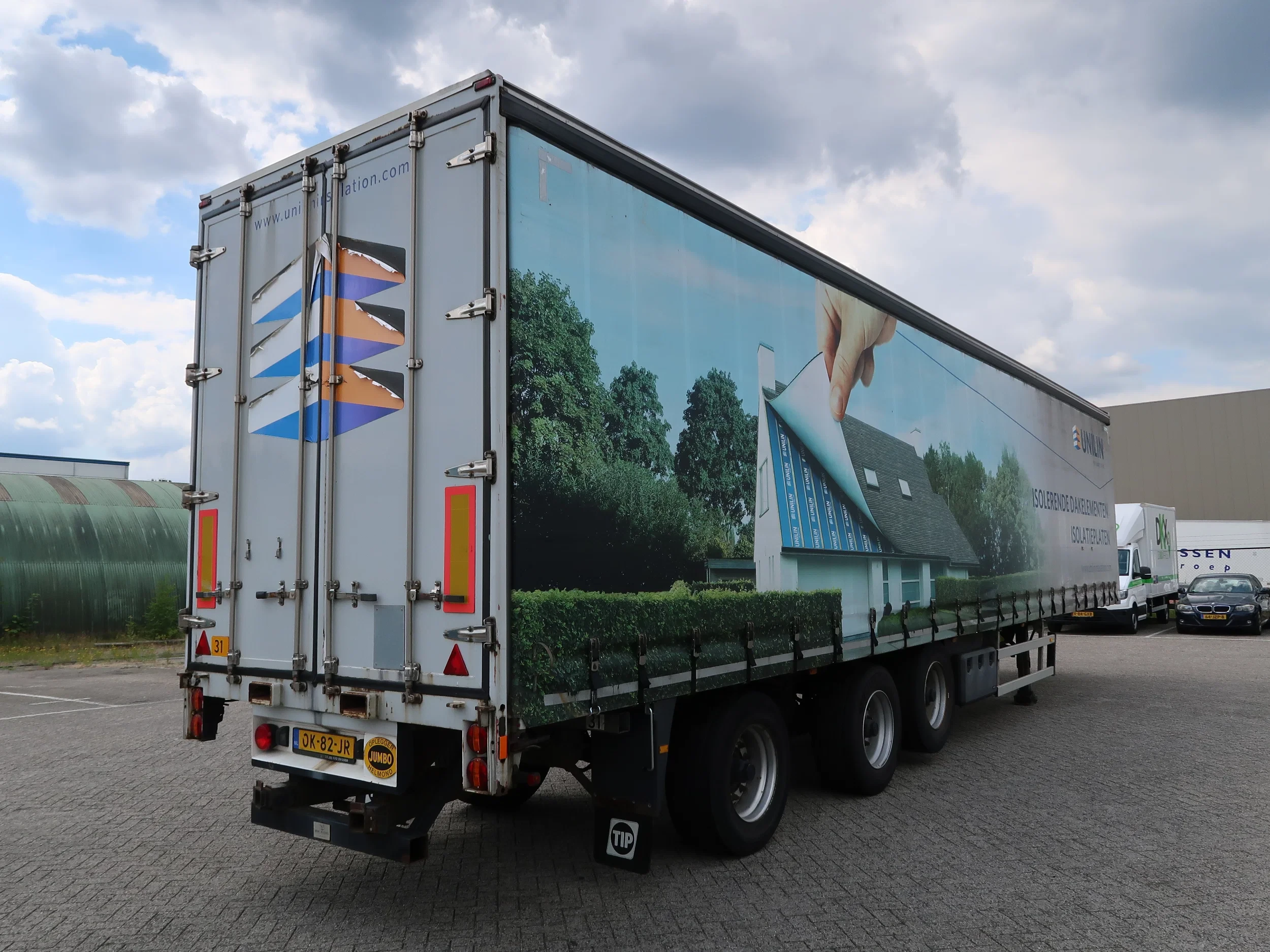 Jumbo DO 270SE 2008 - O4, Lift & Lenkachse BPW, Staplerhalter, 2 Units, TUV, NL Trailer TOP! afbeelding 6