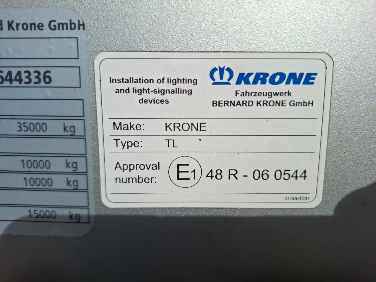 Krone 2015 - / SLIDING ROOF / LIFT AXLE / STEERING AXLE / REMOTED PLATFORM 2500 KG / CURTAIN SAILS / BPW 10 TON AXLES / 2015 obrázek 19