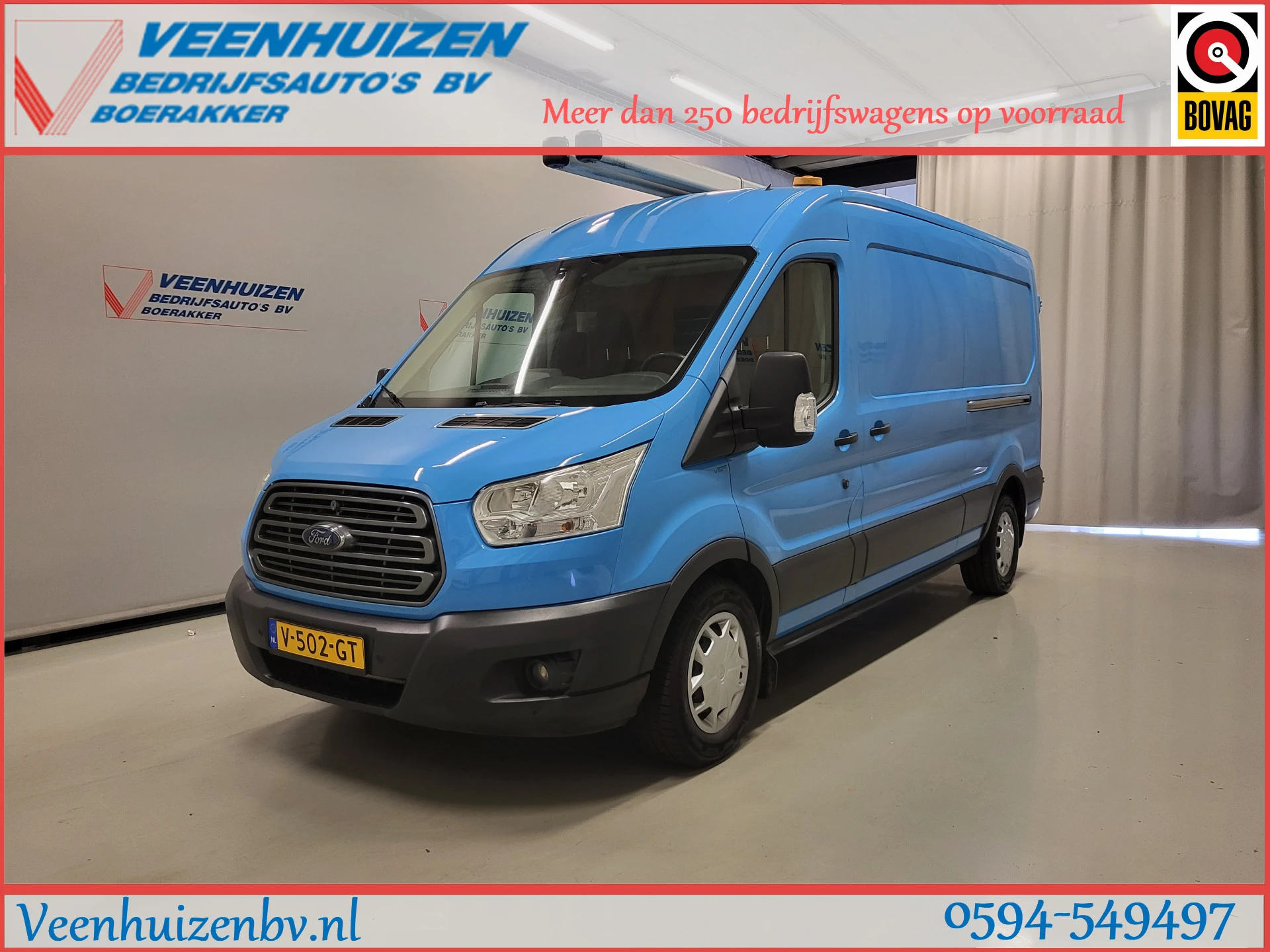 Ford Transit 2017 - 2.0TDCI L3/H2 2800kg Trekkracht Euro 6! afbeelding 1