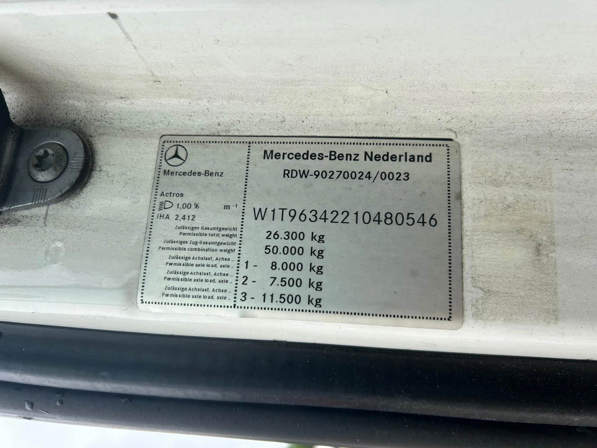 Mercedes-Benz Actros 2020 - 2645 Bigspace / 6x2 / 565 dkm afbeelding 23