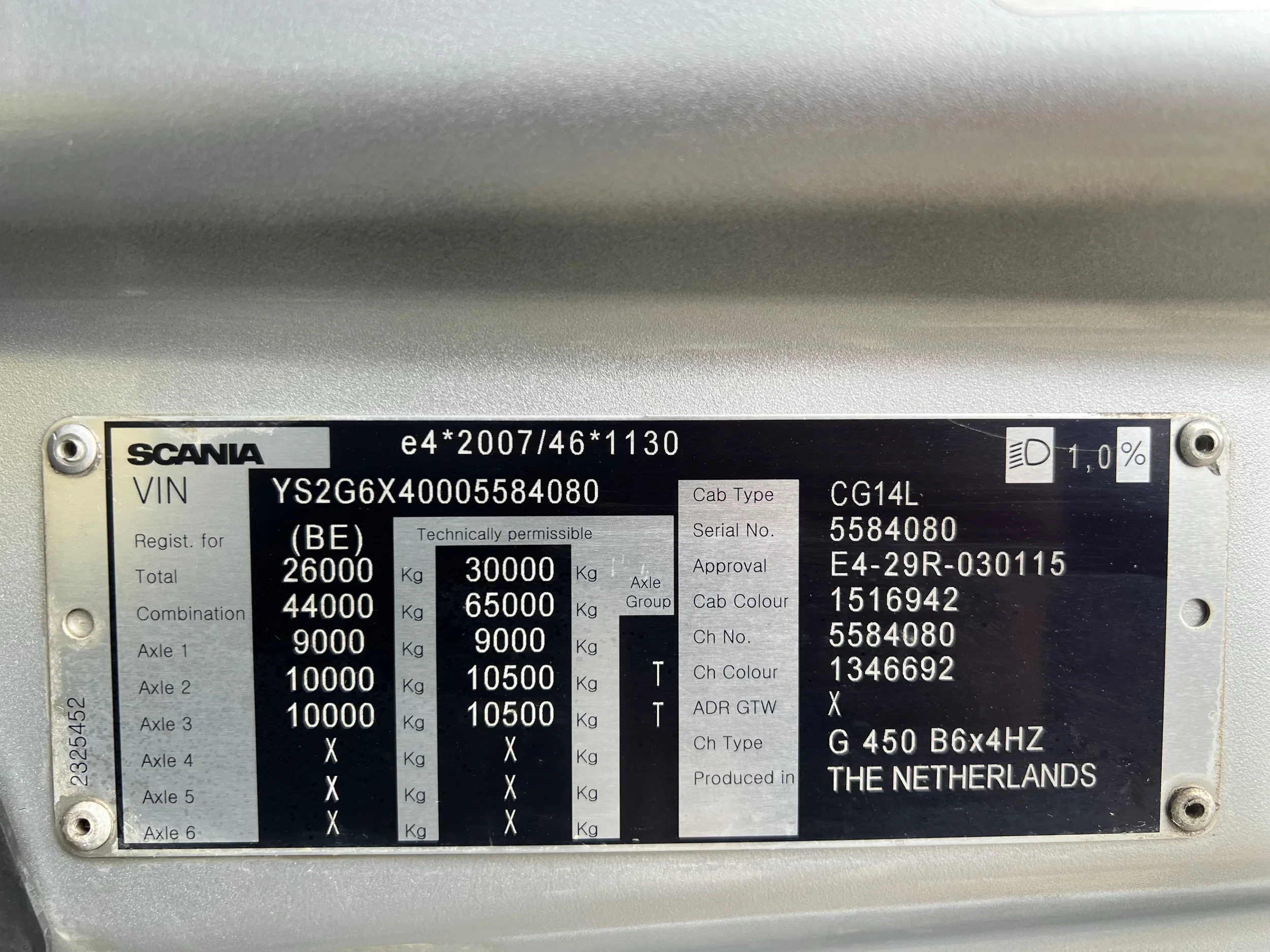 Scania G 2020 - G450 NGS XT / 6x4 / Hookarm 20T / Hub Reduction Bild 15