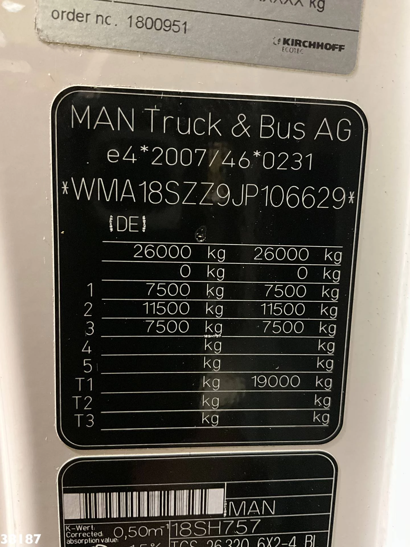 MAN TGS 2018 - 26.320 Euro 6 Zoeller 22m³ Just 116.493 km! image 23