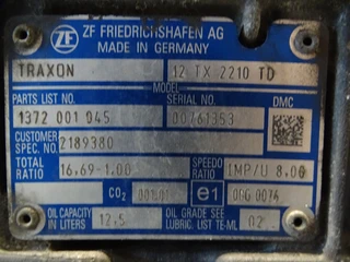 DAF N/A 2020 - ZF12TX 2210 TD image 2