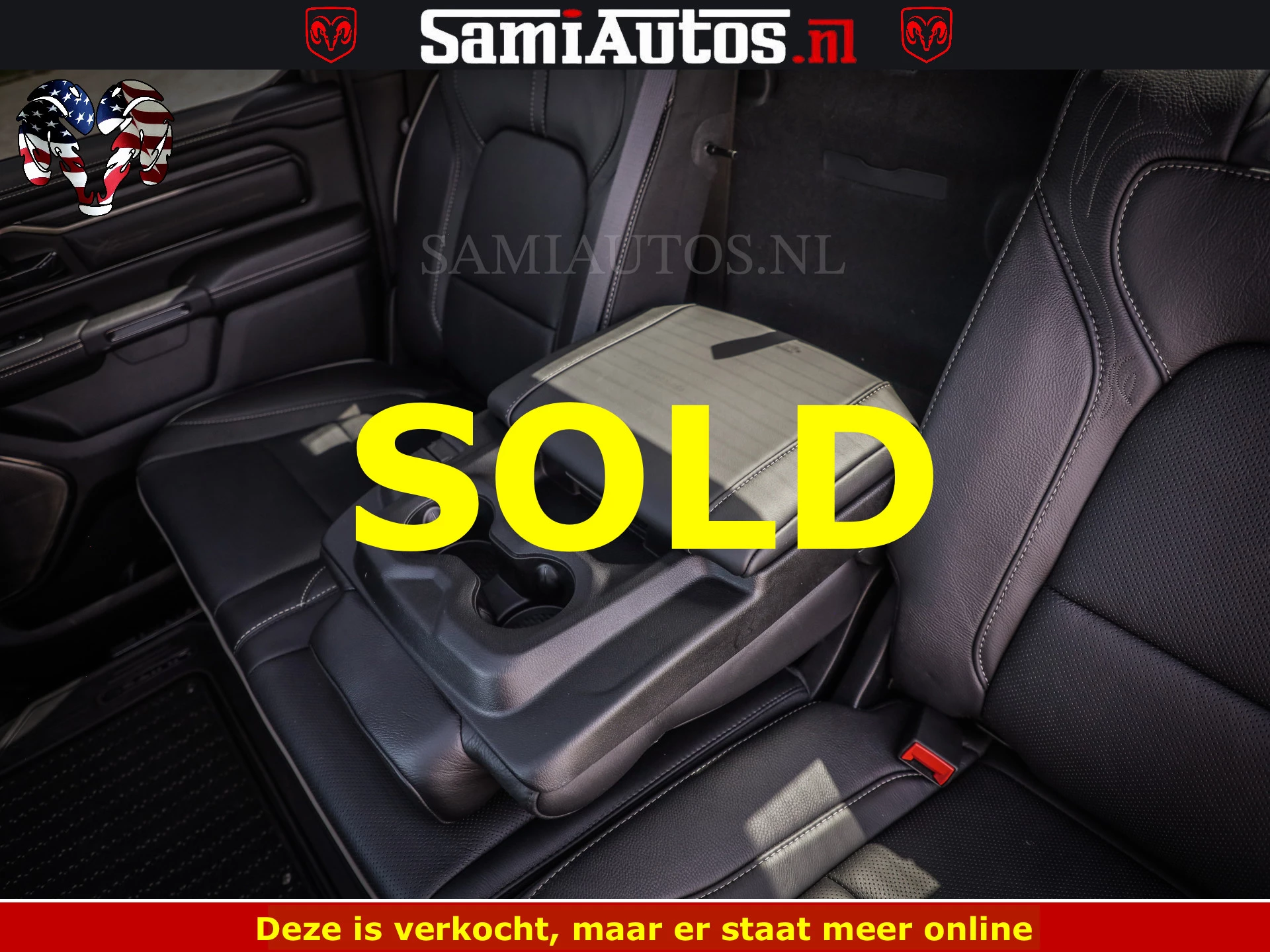 Dodge Ram Pick-Up 2024 - DELMONICO | LIMITED NIGHT 5.7 V8 | BOM VOL | HUD | LUCHTVERING | MEEST LUXE DUBBELE CABINE | 5 PERSOONS | obrázek 39
