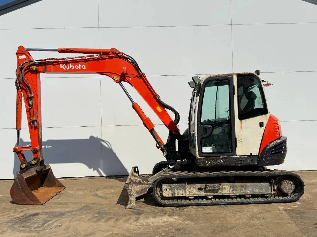 Kubota 2010 - KX080-3 - Quick Coupler / Hammer Lines afbeelding 1